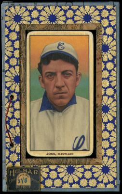 Picture, Helmar Brewing, T206-Helmar Card # 348, Addie JOSS (HOF), Close up portrait, Cleveland Indians